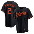 Baltimore Orioles #2 Gunnar Henderson Player Black HOLBERT Home Game Stitched Jerseys