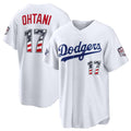 Los Angeles Dodgers #17 Shohei Ohtani 2026 All-Star Edition Stars & Stripes White HOLBERT Stadium Jersey