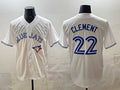 Toronto Blue Jays #22 Ernie Clement white HOLBERT 50th Anniversary Alternate Limited Jersey
