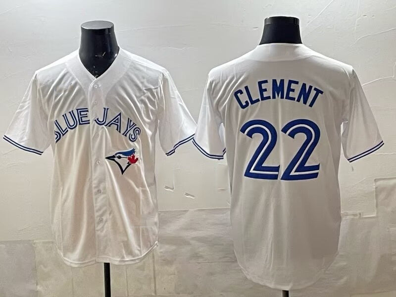 Toronto Blue Jays #22 Ernie Clement white HOLBERT 50th Anniversary Alternate Limited Jersey