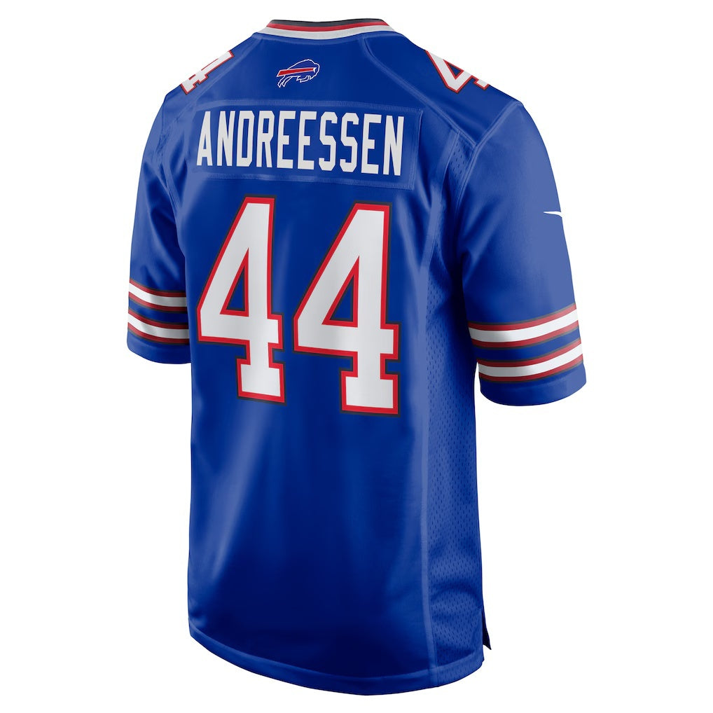B.Bills #44 Joe Andreessen Royal HOLBERT Game Jersey