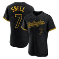 Los Angeles Dodgers #7 Blake Snell Player Black HOLBERT Snake Skin City Limited Elite Home Stitched Jerseys