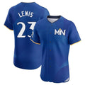 Minnesota Twins #23 Royce Lewis Player Royal HOLBERTCity Connect Limited Elite Home Stitched Jerseys