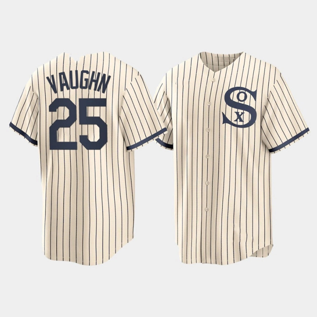 Chicago White Sox #25 Andrew Vaughn Player Cream HOLBERT Field of Dreams Home Game Stitched Jerseys