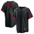 Cincinnati Reds #9 Matt McLain Player Black HOLBERT City Connect Home Game Stitched Jerseys