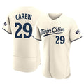 Minnesota Twins #29 Rod Carew Player Cream HOLBERTHome Limited Elite Stitched Jerseys