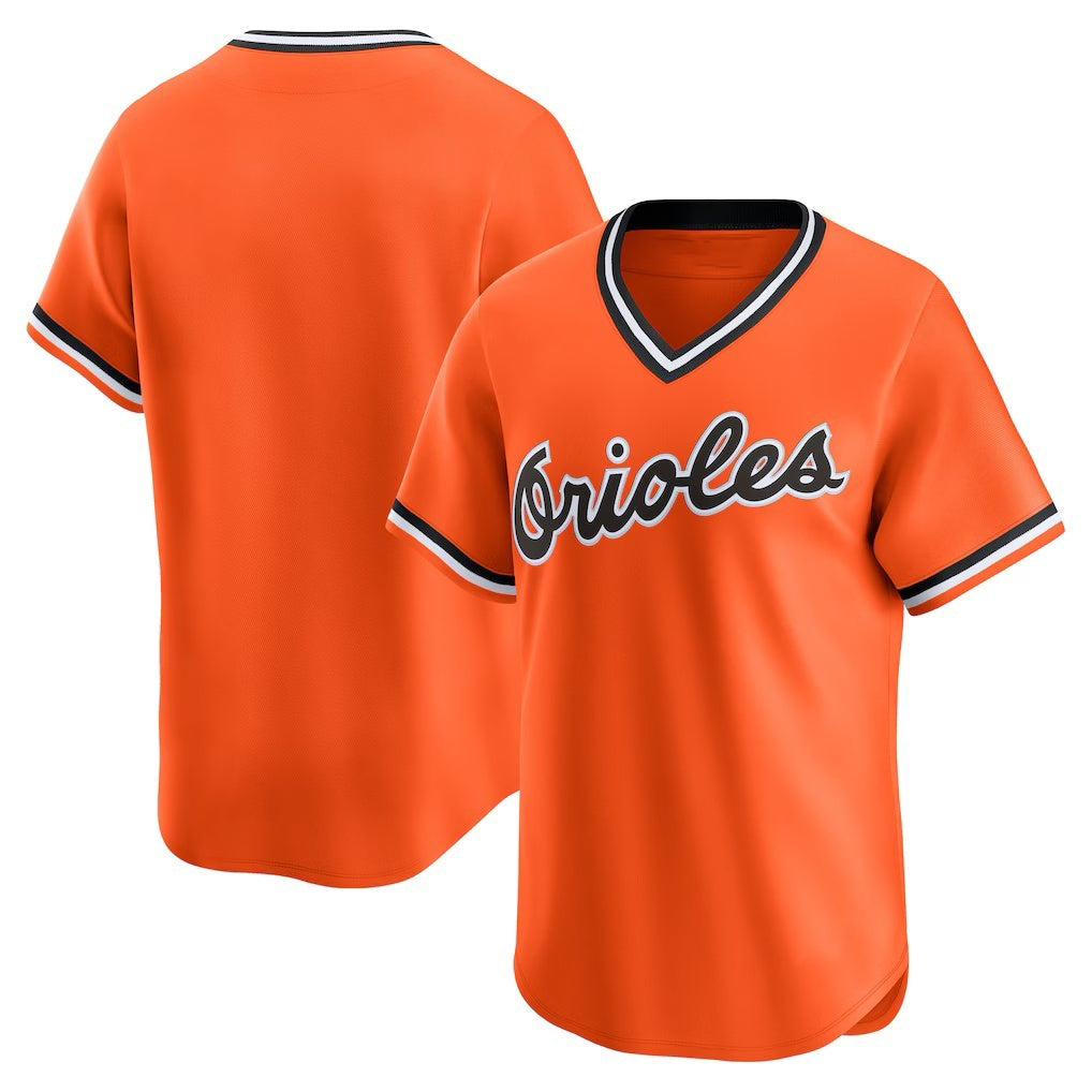 Baltimore Orioles Orange HOLBERT Throwback Cooperstown Collection Limited Jersey