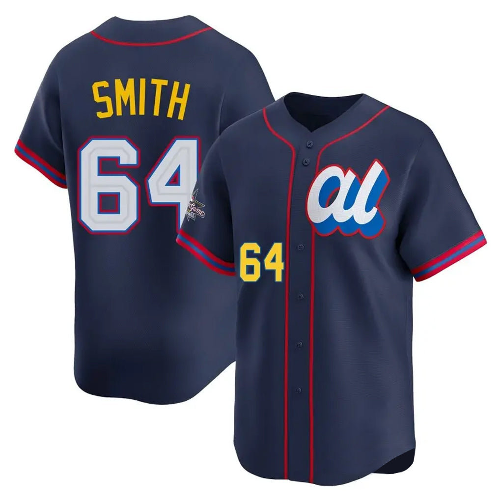 Chicago White Sox #64 Shane Smith Player Navy HOLBERT Limited American League All-Star Edition Stitched Jerseys