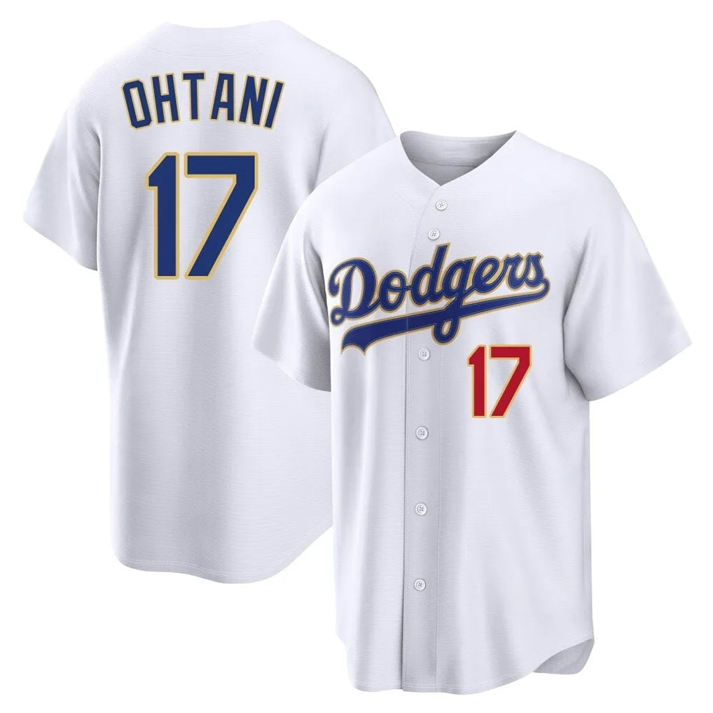 Los Angeles Dodgers #17 Shohei Ohtani Player Gold White HOLBERT 2026 Collection Stadium Limited Stitched Jerseys