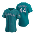 Seattle Mariners #44 Julio Rodr¨ªguez Aqua HOLBERT Flex Base Stitched Jersey