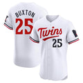 Minnesota Twins #25 Byron Buxton Player White HOLBERTHome Limited Elite Stitched Jerseys