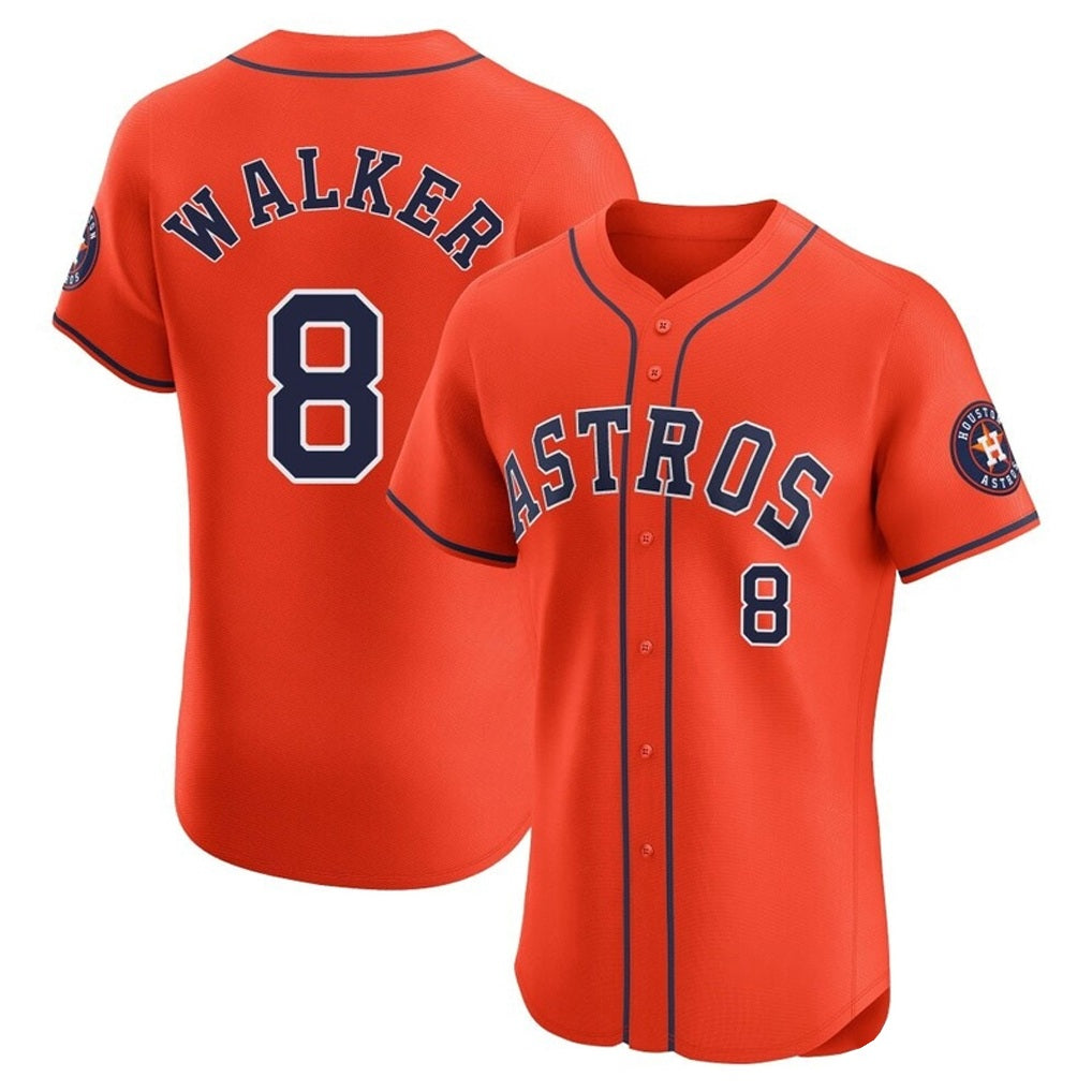 Houston Astros #8 Christian Walker Player Orange HOLBERT Home Limited Elite Stitched Jerseys