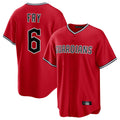 Cleveland Guardians #6 David Fry Player Red HOLBERT Home Game Stitched Jerseys