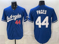 Los Angeles Dodgers #44 Andy Pages Royal HOLBERT Alternate Stadium Stitched Jersey