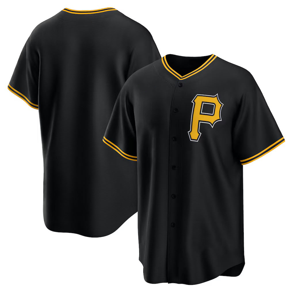 Pittsburgh Pirates Black HOLBERT Alternate Replica Team Jersey 2