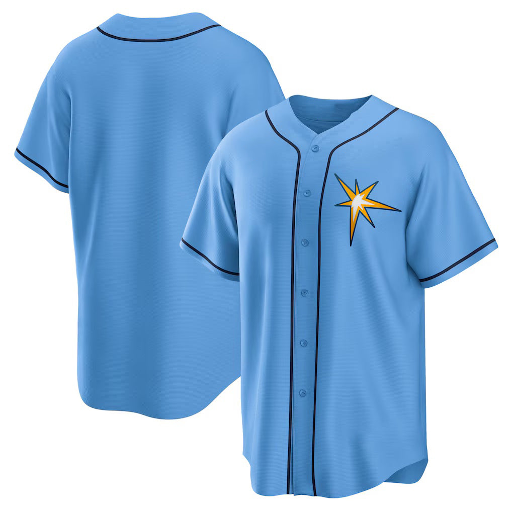 Tampa Bay Rays Light Blue HOLBERT Spring Training Replica Team Jersey