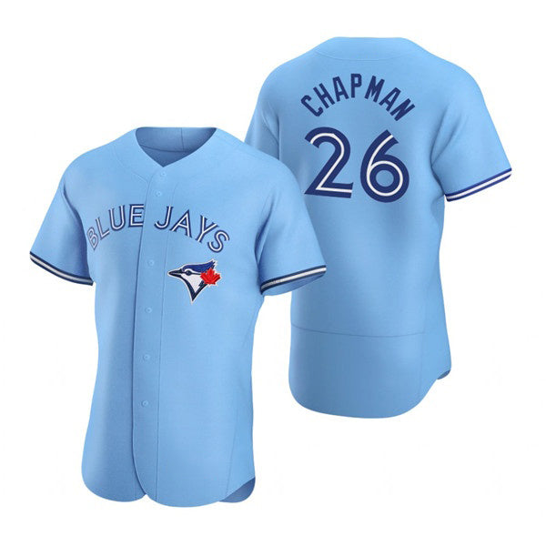 Toronto Blue Jays #26 Matt Chapman Blue HOLBERT Flex Base Stitched Jersey