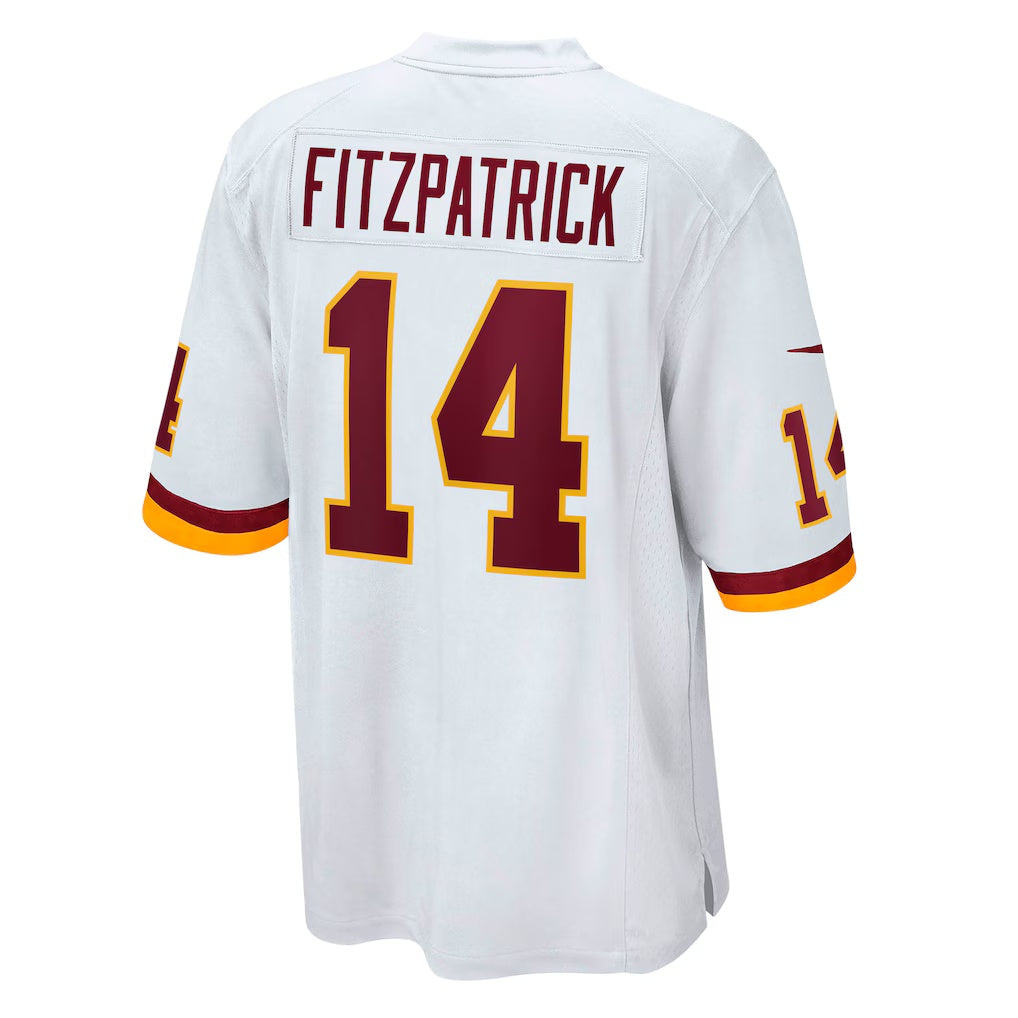 W.Football Team #14 Ryan Fitzpatrick White HOLBERT Game Jersey