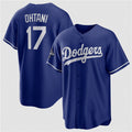 Los Angeles Dodgers #17 Shohei Ohtani Blue HOLBERT 2025 World Series Champions Stitched Jersey