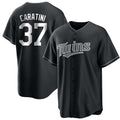 Minnesota Twins #37 Victor Caratini Player Black HOLBERTHome Game Stitched Jerseys
