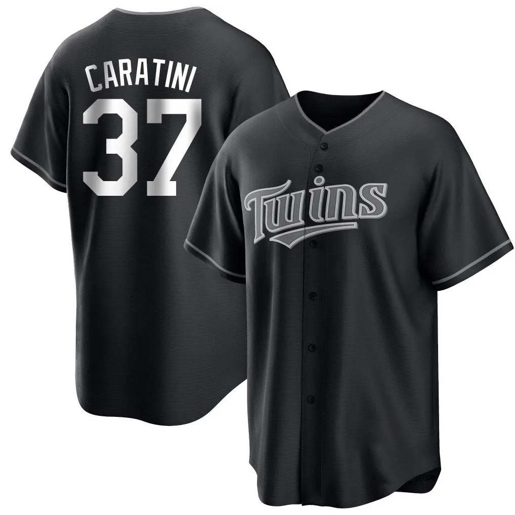 Minnesota Twins #37 Victor Caratini Player Black HOLBERTHome Game Stitched Jerseys