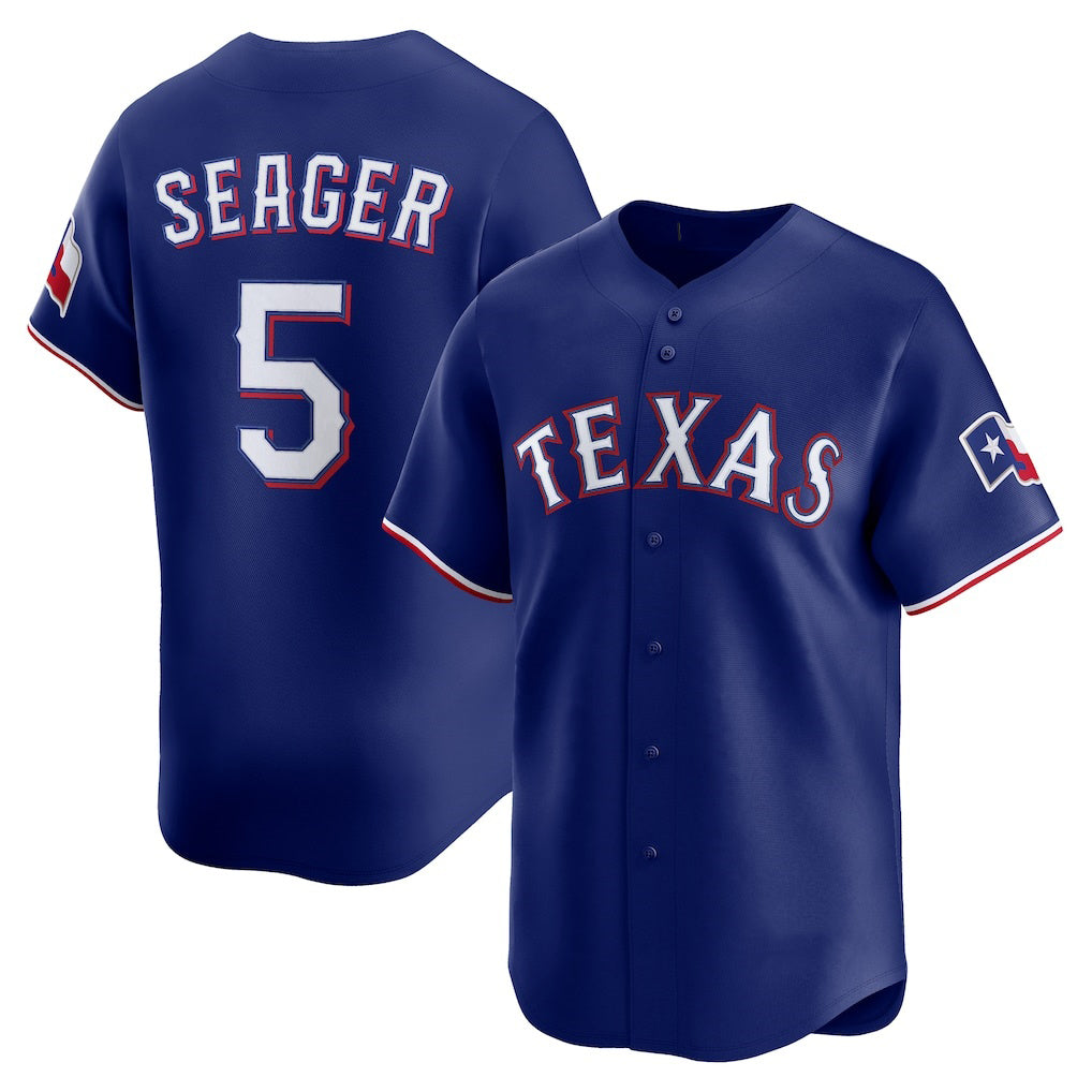 Texas Rangers #5 Corey Seager Royal HOLBERT Alternate 2 Limited Jersey
