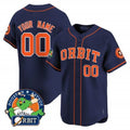 Custom Houston Astros Orbit Patch Vapor Premier Limited Jersey ¨C Navy HOLBERT