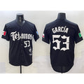 Texas Rangers #53 Adolis Garc¨ªa Black HOLBERT Mexico 2025 Vapor Premier Limited Stitched Jersey
