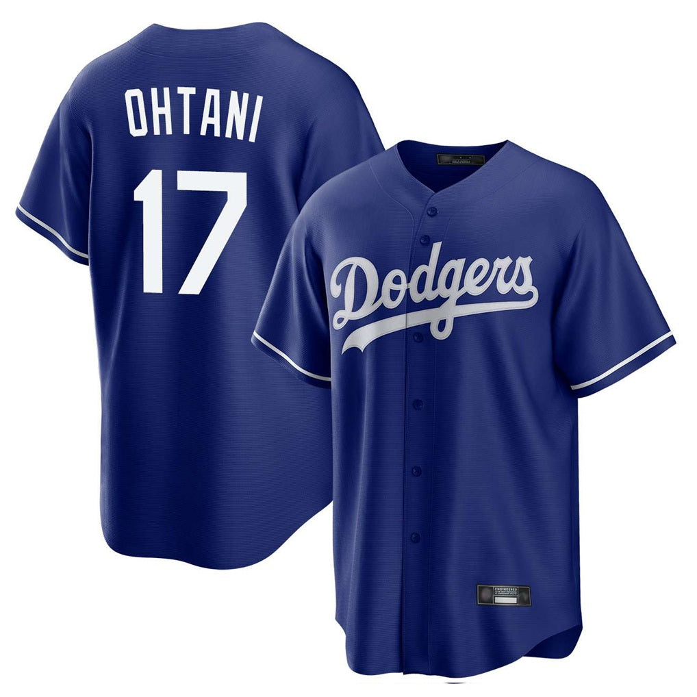 Los Angeles Dodgers #17 Shohei Ohtani Player Royal HOLBERT Home Game Stitched Jerseys