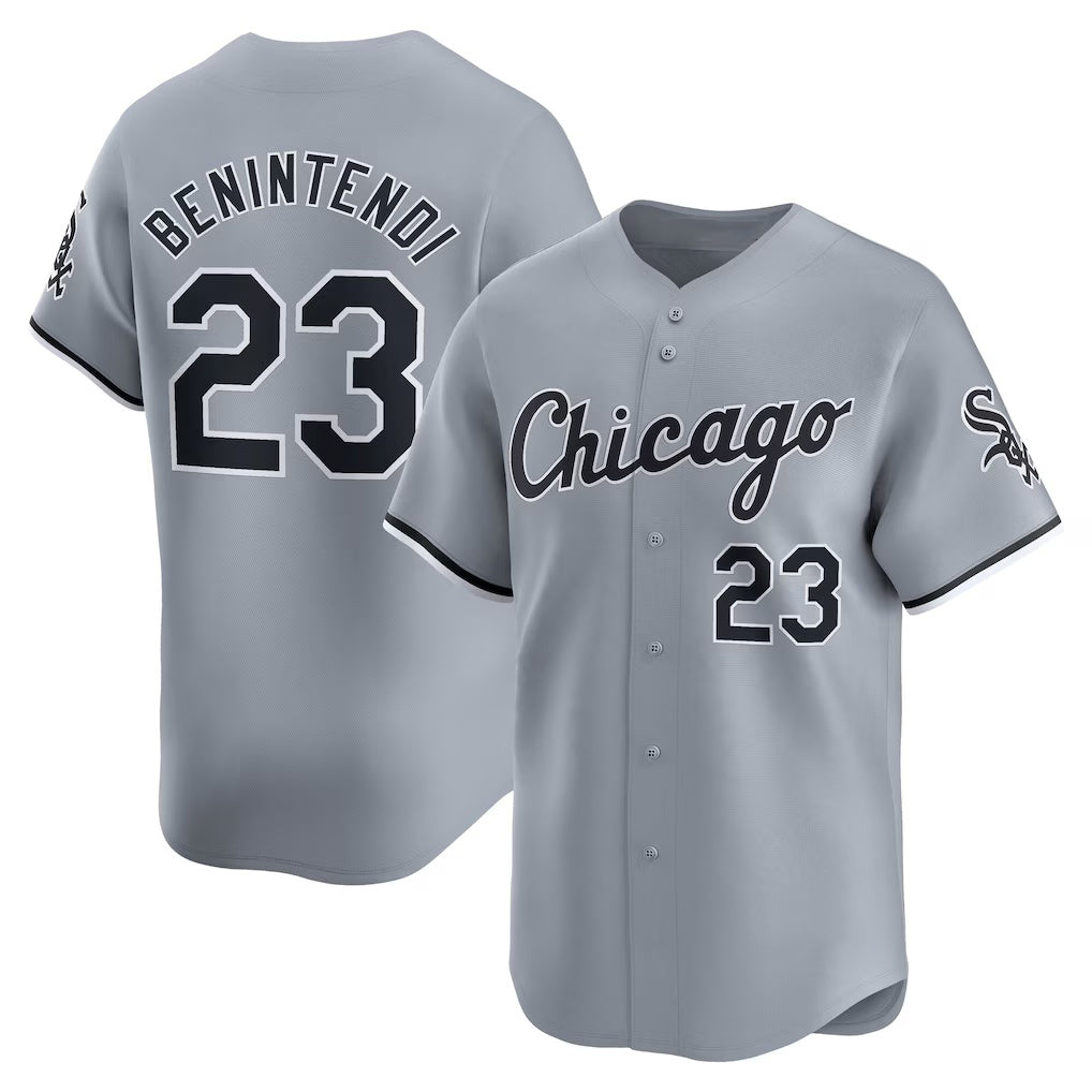Chicago White Sox #23 Andrew Benintendi White HOLBERT Road Limited Player Jersey