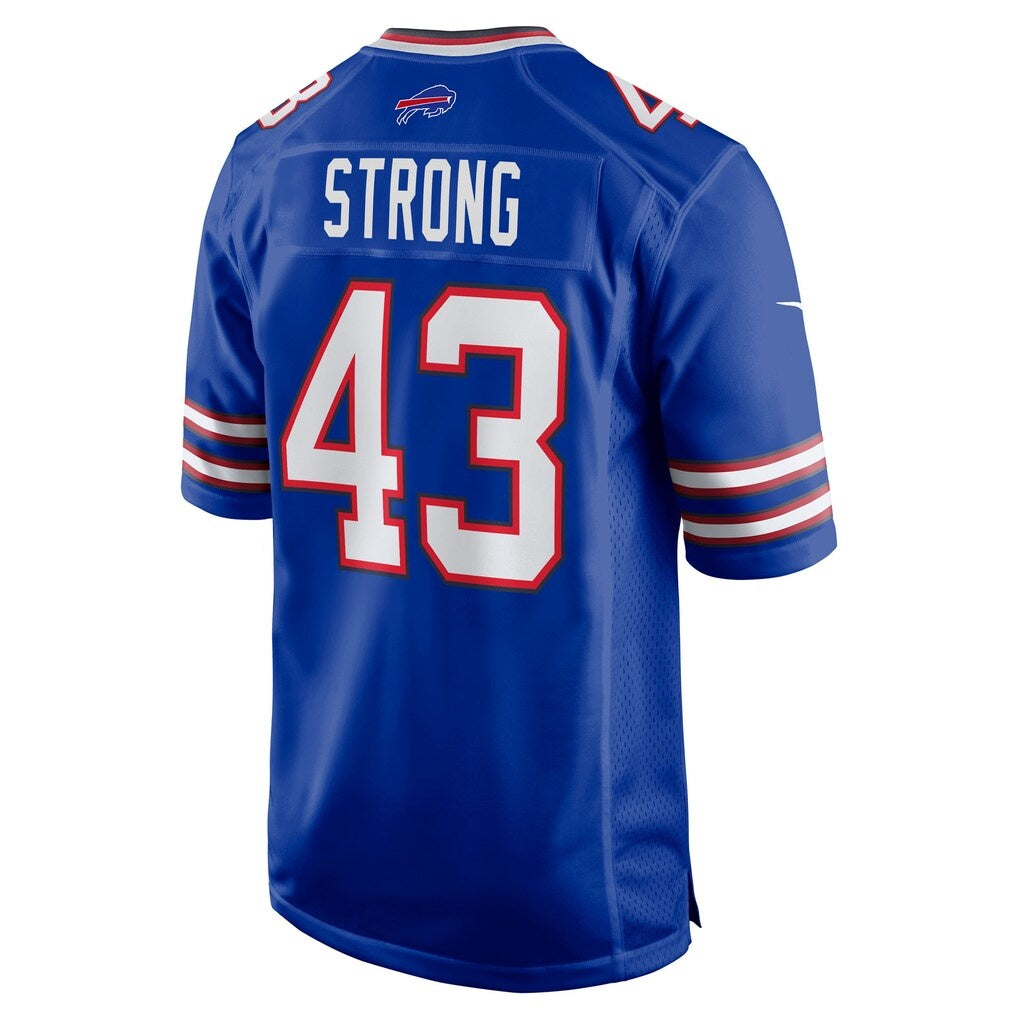 B.Bills #43 Dorian Strong Royal HOLBERT Team Game Jersey