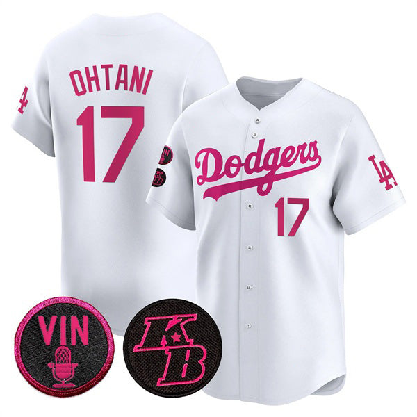 Los Angeles Dodgers #17 Shohei Ohtani White HOLBERT 2026 Mother¡¯s Day Vapor Premier Limited Stitched Jersey