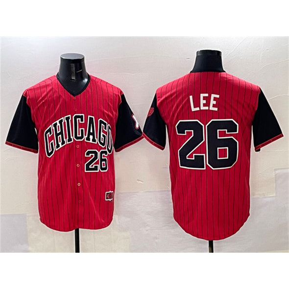 Chicago White Sox #26 Korey Lee Red Black HOLBERT 2025 City Connect Limited Stitched Jersey