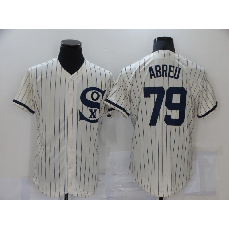 Chicago White Sox #79 Jose Abreu 2021 Cream HOLBERT Field of Dreams Name Cool Base Stitched Jersey