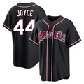 Los Angeles Angels #44 Ben Joyce Player Black HOLBERT Fashion Out Home Game Stitched Jerseys