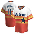 Houston Astros #11 Cam Smith Player Rainbow Cooperstown Collection HOLBERT T-shirt Stitched Jerseys