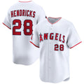 Los Angeles Angels #28 Kyle Hendricks White HOLBERT 2024 Home Limited Stitched Jersey