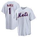 New York Mets #1 Jeff McNeil White HOLBERT Home Replica Player Jersey