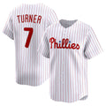 Philadelphia Phillies #7 Trea Turner White HOLBERT Home Limited Player Jersey