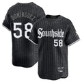 Chicago White Sox #58 Seranthony Dominguez Player Black HOLBERT City Connect Limited Home Stitched Jerseys