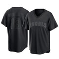 Los Angeles Angels #13 Drew Pomeranz Player Black HOLBERT Pitch Fashion T-shirt Stitched Jerseys