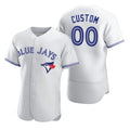 Custom Toronto Blue Jays White HOLBERT 2020 Stitched Flex Base Jersey
