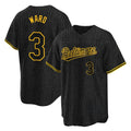 Baltimore Orioles #3 Taylor Ward Player Black HOLBERT Snake Skin City Home Game Stitched Jerseys