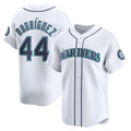 Seattle Mariners #44 Julio Rodr¨ªguez White HOLBERT Home Limited Player Jersey