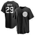 Chicago Cubs #29 Michael Busch Player Black HOLBERT Game Stitched Jerseys