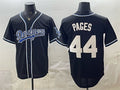 Los Angeles Dodgers #44 Andy Pages Black HOLBERT Stitched Jersey