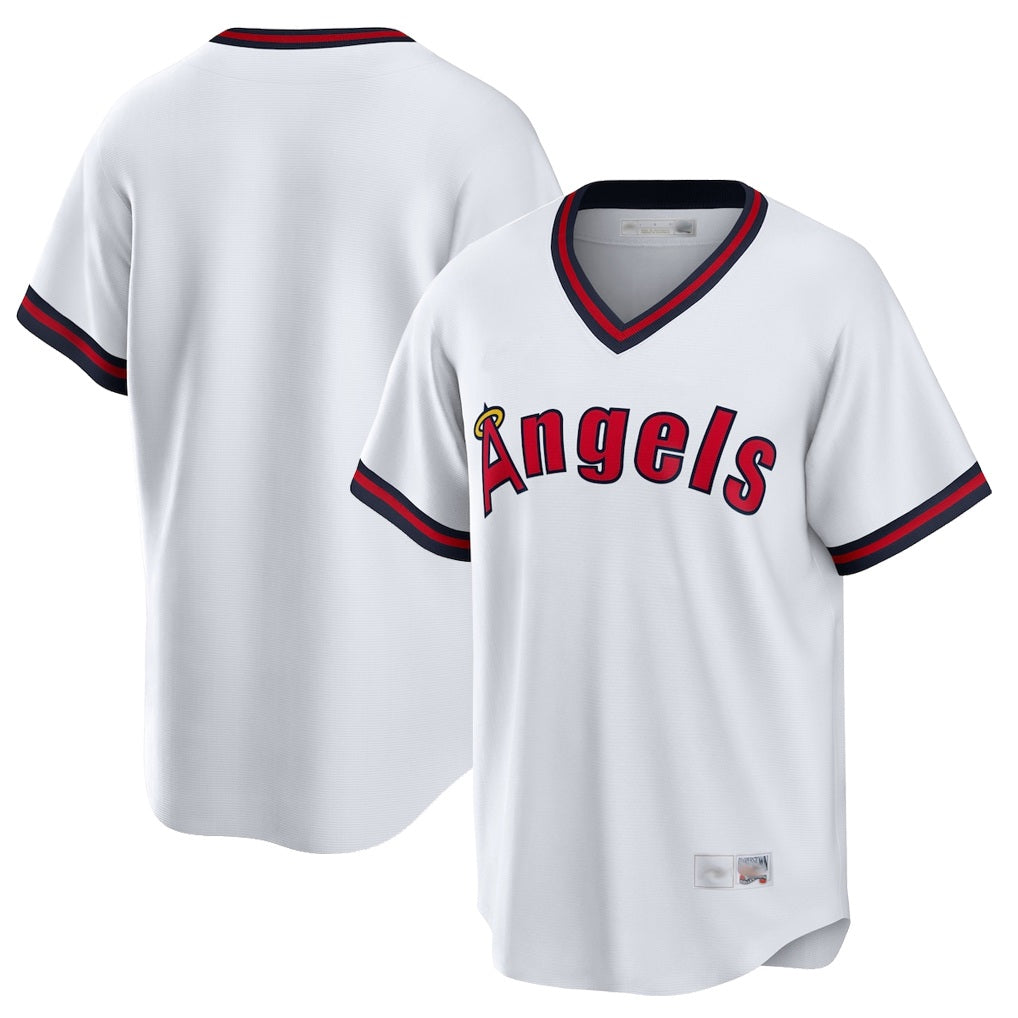 Los Angeles Angels Blank Player White HOLBERT T-shirt Home Game Stitched Jerseys