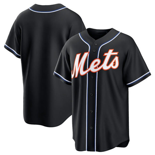 New York Mets Blank 2026 Black HOLBERT Out Stitched Jersey