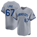 Kansas City Royals #67 Seth Lugo Player Gray HOLBERT Limited Home Stitched Jerseys