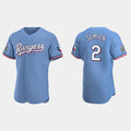 Texas Rangers #2 Marcus Semien Light Blue HOLBERT Flex Base Stitched Jersey